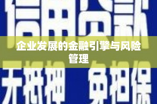 黔东南企业发展的金融引擎与风险管理