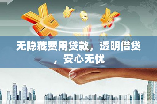黔东南无隐藏费用贷款，透明借贷，安心无忧