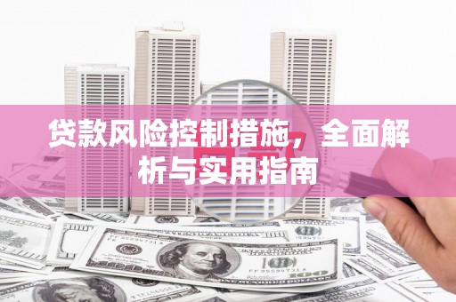 黔东南贷款风险控制措施，全面解析与实用指南