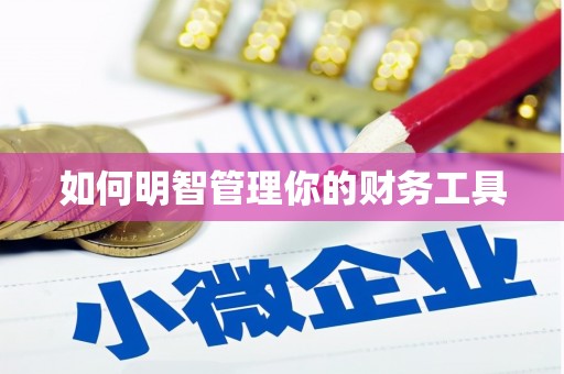 黔东南如何明智管理你的财务工具