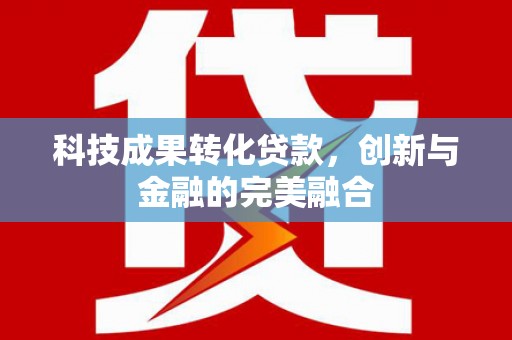 黔东南科技成果转化贷款，创新与金融的完美融合
