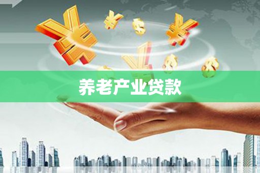 黔东南养老产业贷款