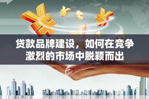 黔东南贷款品牌建设，如何在竞争激烈的市场中脱颖而出