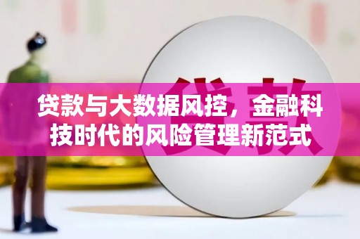 黔东南贷款与大数据风控，金融科技时代的风险管理新范式