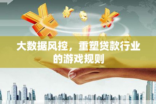 黔东南大数据风控，重塑贷款行业的游戏规则