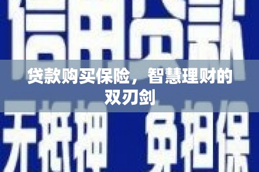 黔东南贷款购买保险，智慧理财的双刃剑