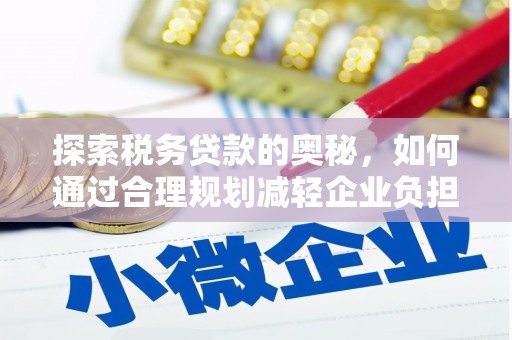 黔东南探索税务贷款的奥秘，如何通过合理规划减轻企业负担