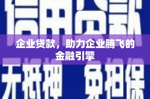 黔东南企业贷款，助力企业腾飞的金融引擎