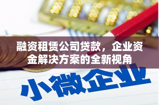 黔东南融资租赁公司贷款，企业资金解决方案的全新视角