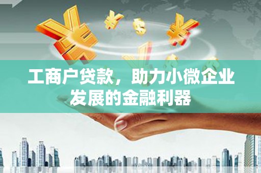 黔东南工商户贷款，助力小微企业发展的金融利器