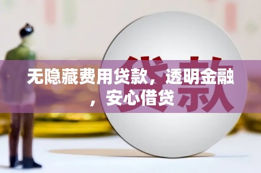 黔东南无隐藏费用贷款，透明金融，安心借贷