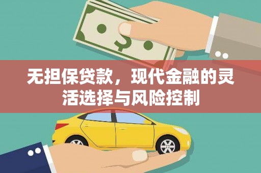 黔东南无担保贷款，现代金融的灵活选择与风险控制