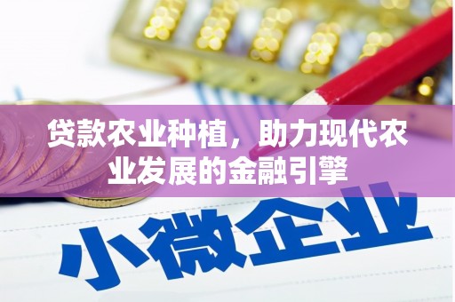 黔东南贷款农业种植，助力现代农业发展的金融引擎