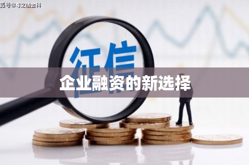 黔东南企业融资的新选择
