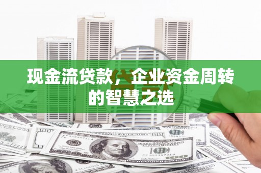 黔东南现金流贷款，企业资金周转的智慧之选