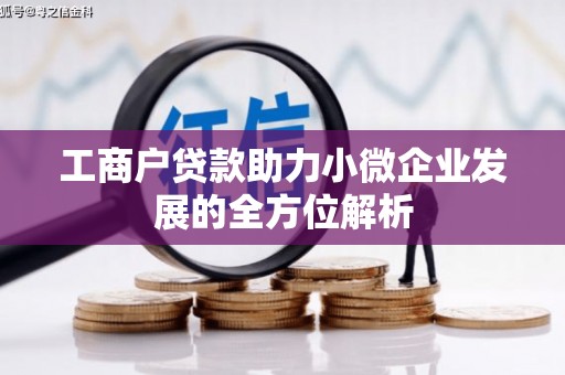 黔东南工商户贷款助力小微企业发展的全方位解析