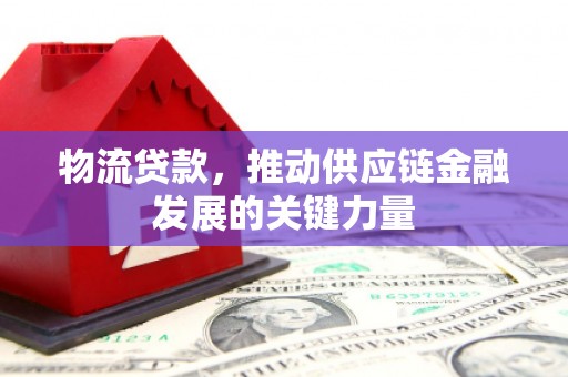 黔东南物流贷款，推动供应链金融发展的关键力量