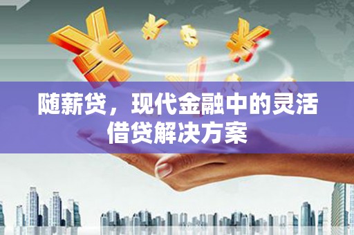 黔东南随薪贷，现代金融中的灵活借贷解决方案