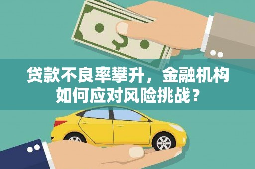 黔东南贷款不良率攀升，金融机构如何应对风险挑战？
