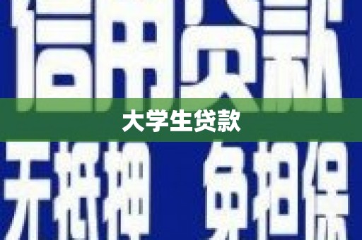 黔东南大学生贷款