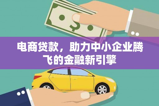 黔东南电商贷款，助力中小企业腾飞的金融新引擎
