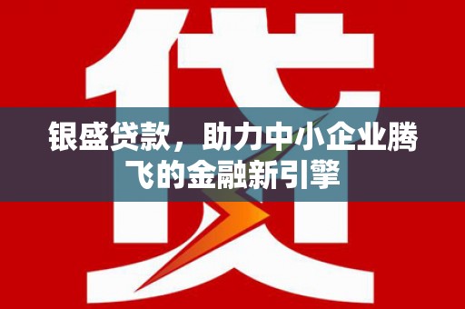 黔东南银盛贷款，助力中小企业腾飞的金融新引擎