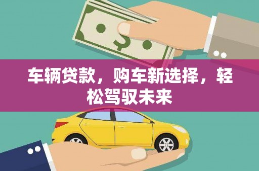 黔东南车辆贷款，购车新选择，轻松驾驭未来