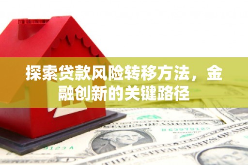 黔东南探索贷款风险转移方法，金融创新的关键路径