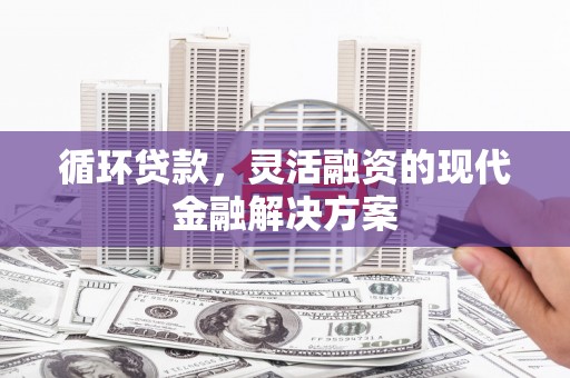 黔东南循环贷款，灵活融资的现代金融解决方案