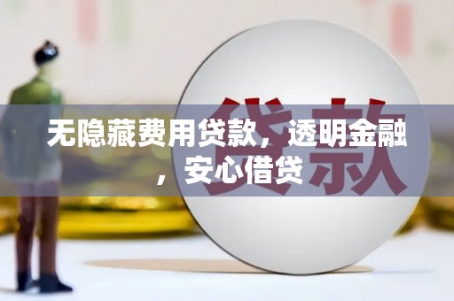 黔东南无隐藏费用贷款，透明金融，安心借贷