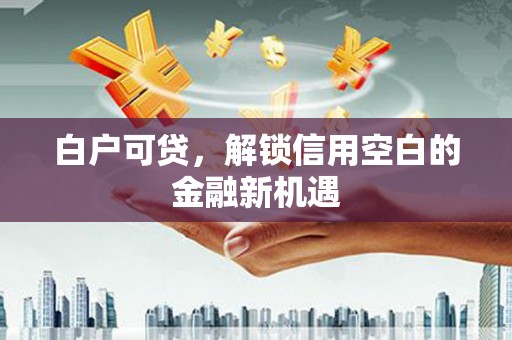 黔东南白户可贷，解锁信用空白的金融新机遇