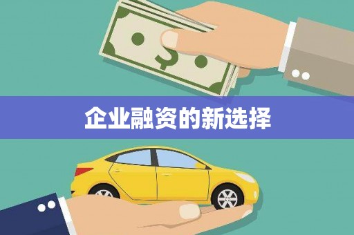 黔东南企业融资的新选择
