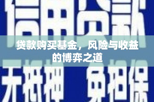黔东南贷款购买基金，风险与收益的博弈之道