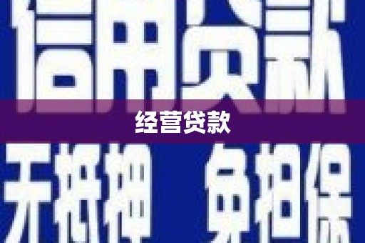 黔东南经营贷款