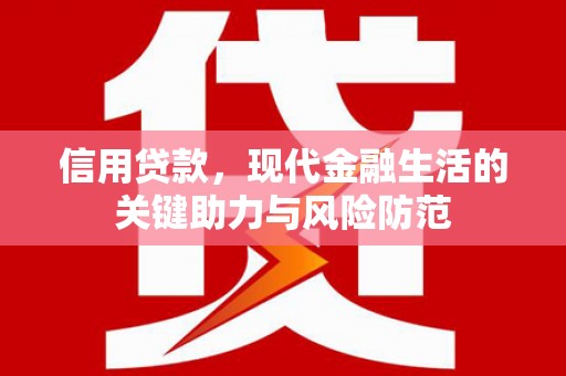 黔东南信用贷款，现代金融生活的关键助力与风险防范