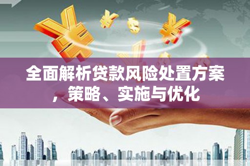 黔东南全面解析贷款风险处置方案，策略、实施与优化
