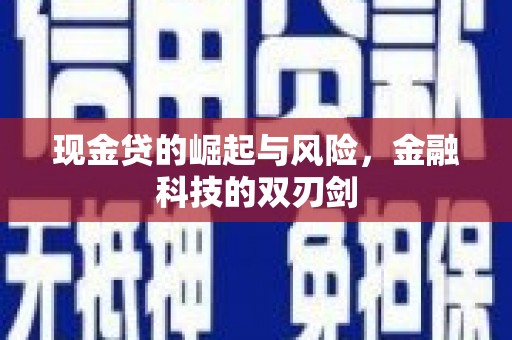 黔东南现金贷的崛起与风险，金融科技的双刃剑