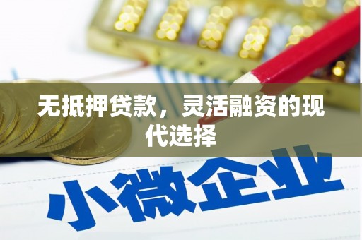 黔东南无抵押贷款，灵活融资的现代选择