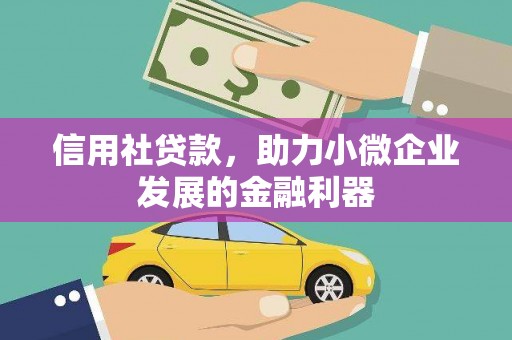 黔东南信用社贷款，助力小微企业发展的金融利器