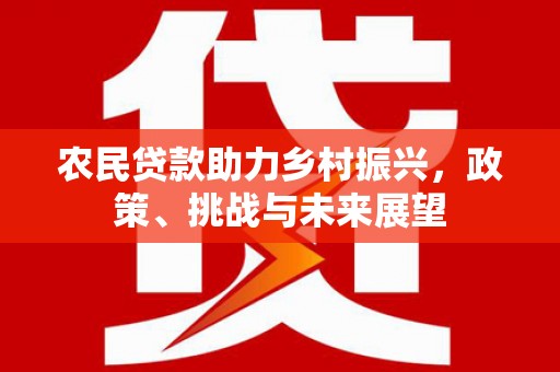 黔东南农民贷款助力乡村振兴，政策、挑战与未来展望