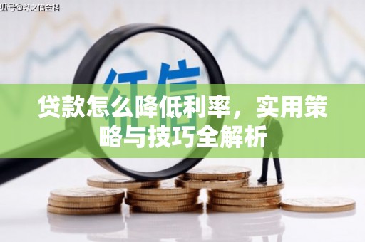 黔东南贷款怎么降低利率，实用策略与技巧全解析