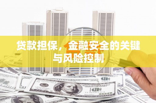 黔东南贷款担保，金融安全的关键与风险控制