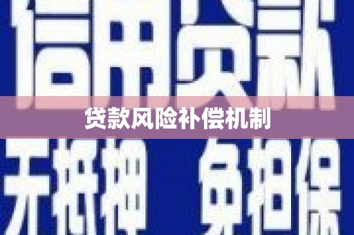 黔东南贷款风险补偿机制