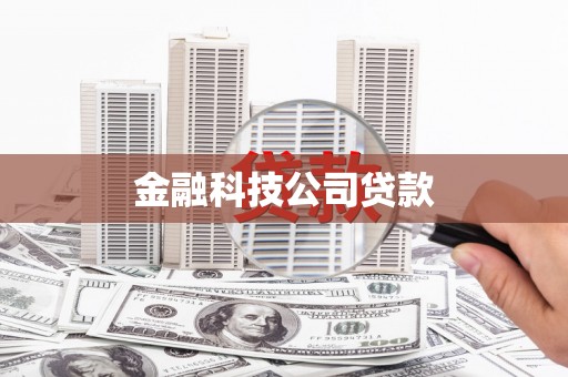 黔东南金融科技公司贷款