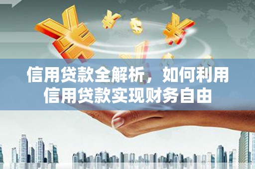 黔东南信用贷款全解析，如何利用信用贷款实现财务自由