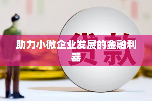 黔东南助力小微企业发展的金融利器