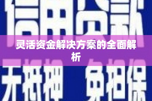 黔东南灵活资金解决方案的全面解析